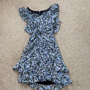 Tommy Hilfiger Blue Floral Kids Dress
